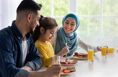 lunch-together-happy-islamic-parents-260nw-2023136150